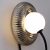 5013/1WA MODERN ODL23 573 черный/дымчатый/белый матовый металл/стекло Бра G9 LED 7W BUNY, изображение 5