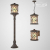 2287/1A NATURE ODL12 659 патина коричневый Уличный светильник 120см IP44 E27 100W 220V LAGRA, изображение 3