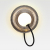 5013/1WA MODERN ODL23 573 черный/дымчатый/белый матовый металл/стекло Бра G9 LED 7W BUNY, изображение 2