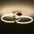 6545/61CL LEDIO LN23 068 золотой, черный Люстра потолочная LED 33W 3000-6000K 4051Лм 220V LARA, изображение 2