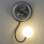 5013/1WA MODERN ODL23 573 черный/дымчатый/белый матовый металл/стекло Бра G9 LED 7W BUNY, изображение 6