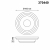370440 SPOT NT19 301 белый Встраиваемый светильник IP20 GU10 50W 220V LILAC, изображение 2