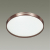 2075/DL PALE SN 076 Светильник пластик/белый/коричневый LED 48Вт 3000-6300K D390 IP43 пульт ДУ GETA COFFEE, изображение 3