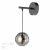 5041/12WL MODERN ODL24 425 черн./золото/дымчатый/металл/стеко Бра LED 12W 4000К 1526Лм TRONI, изображение 5