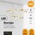 5248/92L LEDIO LN23 000 матовое золото Светильник подвесной LED 92W 4558Лм 220V SHERIDAN, изображение 2