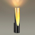 3816/8WL HIGHTECH ODL19 189 черн с золотом/металл Настенный светильник LED 6W 3000К 80х60 WHITNEY, изображение 3