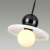 5014/1D MODERN ODL23 295 черный/белый/белый матовый металл/стекло Подвес G9 LED 5W HATTY, изображение 5