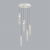 5058/25LB PENDANT ODL24 325 белый/прозрачный/металл/стекло Люстра каскадная LED 5*5W 3000K SCROW, изображение 3