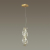 4999/10L HALL ODL23 535 золотой/прозрачный/металл/хрусталь Подвес LED 10W 4000K STRAZA, изображение 3