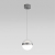 5037/12L L-VISION ODL24 389 никель/прозрачн/молочный/металл/акрил Подвес LED 12W 4000K 600лм RONI, изображение 3