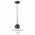 5014/1D MODERN ODL23 295 черный/белый/белый матовый металл/стекло Подвес G9 LED 5W HATTY