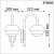 370955 STREET NT23 357 черный Светильник ландшафтный IP54 E27 max 40W 220-240V ACORN, изображение 4