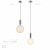 4673/1 PENDANT ODL20 308 хром/белый Подвес E27 1*40W (тип лампы СВЕЧА ) 220V OKIA, изображение 5