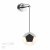 4304/7WL HIGHTECH ODL22 213 хром Настенный светильник IP20 LED 7W 420Лм IP20 4000K BINGO, изображение 6