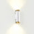 4286/2W HIGHTECH ODL22 283 белый/золотистый/металл Настенный светильник IP20 LED GU10 max 2*10W AD ASTRUM, изображение 2