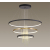 3901/99L L-VISION ODL20 247 золотистый/стекло/металл Подвесной светильник LED 4000K 113W 220V MONICA, изображение 3
