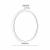 7661/32L MITRA LED SN 56 Светильник пластик/белый LED 32Вт 3000/4000K D400 IP40 OMEGA WHITE, изображение 12