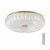 7719/60L PIKO LED SN 40 Светильник металл/стекло/прозрачный/золотой LED 60Вт 3000-6500K D500 IP20 пульт ДУ TESORO