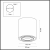 3567/1C HIGHTECH ODL18 279 белый Потолочный накладной светильник IP20 GU10 1*50W 220V TUBORINO, изображение 2