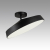 7656/48L MITRA LED SN 48 Светильник пластик/белый/черный LED 48Вт 4000K D400 IP20 MIRA BLACK, изображение 3