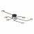 6532/99CL LEDIO LN23 029 чёрный, латунь Люстра потолочная LED 100W 3000-6000K 4547Лм 220V FLINT