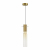 5058/5LA PENDANT ODL24 323 золотой/янтарный/металл/стекло Подвес LED 5W 3000K SCROW