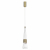 5043/12L L-VISION ODL24 301 глянц.золото/прозрачный/металл/стекло Подвес LED 12W 3000K 1334Лм LUMP