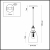 3683/1 SUSPENTIONI LN18 215 античная бронза/стекло Подвес E27 60W 220V KIT, изображение 3