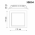 358034 SPOT NT19 302 белый Встраиваемый светильник IP20 LED 4100К 20W 220V LUNA, изображение 3