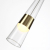5043/12L L-VISION ODL24 301 глянц.золото/прозрачный/металл/стекло Подвес LED 12W 3000K 1334Лм LUMP, изображение 4