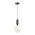 4668/1 PENDANT ODL20 346 черный/белый Подвес E27 1*40W (тип лампы СВЕЧА) 220V OKIA