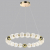 5008/60L L-VISION ODL24 463 золотой/металл/акрил Люстра LED 60W 4000K 5058лм CRYSTAL, изображение 4