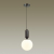 4668/1 PENDANT ODL20 346 черный/белый Подвес E27 1*40W (тип лампы СВЕЧА) 220V OKIA, изображение 3