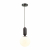 4668/1 PENDANT ODL20 346 черный/белый Подвес E27 1*40W (тип лампы СВЕЧА) 220V OKIA, изображение 2