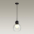 5021/1 MODERN ODL23 337 черный/прозрачный/белый матовый металл/стекло Подвес G9 LED 5W BLACKY, изображение 3