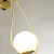 4810/1W PENDANT ODL21 371 золтой/черный/белый Бра с выкл. E14 1*40W FLARI, изображение 5