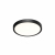 7660/18L MITRA LED SN 54 Светильник пластик/белый/черный LED 18Вт 3000/4000K D230 IP40 ALFA BLACK, изображение 2