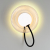 5013/1W MODERN ODL23 573 черный/прозрачный/белый матовый металл/стекло Бра G9 LED 7W BUNY, изображение 3