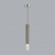 5061/5LA PENDANT ODL24 317 серебристый/дымчатый/металл/стекло Подвес LED 4W 3000K SHINY, изображение 3