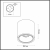6619/10CL HIGHTECH ODL24 277 черный/металл/акрил Потолочный светильник IP20 LED 10W 3000K 220V REDO, изображение 5