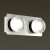 5206/10WL VINTAGE никель Бра IP44 LED 2*5W 4000K 220V ORTEGA, изображение 2
