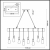 3740/8 LOFTI LN19 229 черный Люстра E27 8*60W 220V KLAUS, изображение 4