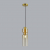 5057/1A PENDANT ODL24 323 золотой/янтарный/металл/стекло Подвес E27 1*40W SCROW, изображение 3