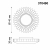 370490 SPOT NT19 345 белый/серебро Встраиваемый светильник IP20 GU10 50W 220V PATTERN, изображение 2