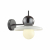 5014/1WD MODERN ODL23 295 черный/белый/белый матовый металл/стекло Бра G9 LED 5W HATTY, изображение 2