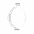 7669/EL COLOR SN 98 Светильник пластик/голубой LED 70Вт 3000-6000К D500 IP43 пульт ДУ NOHAVA BLUE, изображение 6
