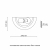 062 GLASSI SN 106 Бра стекло/белое E27 1*100Вт 300х160 QUADRO WHITE, изображение 2