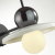 5014/1WD MODERN ODL23 295 черный/белый/белый матовый металл/стекло Бра G9 LED 5W HATTY, изображение 5