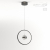 4031/21LA L-VISION ODL19 216 тёмно-серый/хром Подвес LED 21W 220V LOND, изображение 5