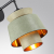 4992/1WA PENDANT ODL24 401 черный/зеленый/золотой/металл/экокожа Бра E14 1*40W KRESSA, изображение 4